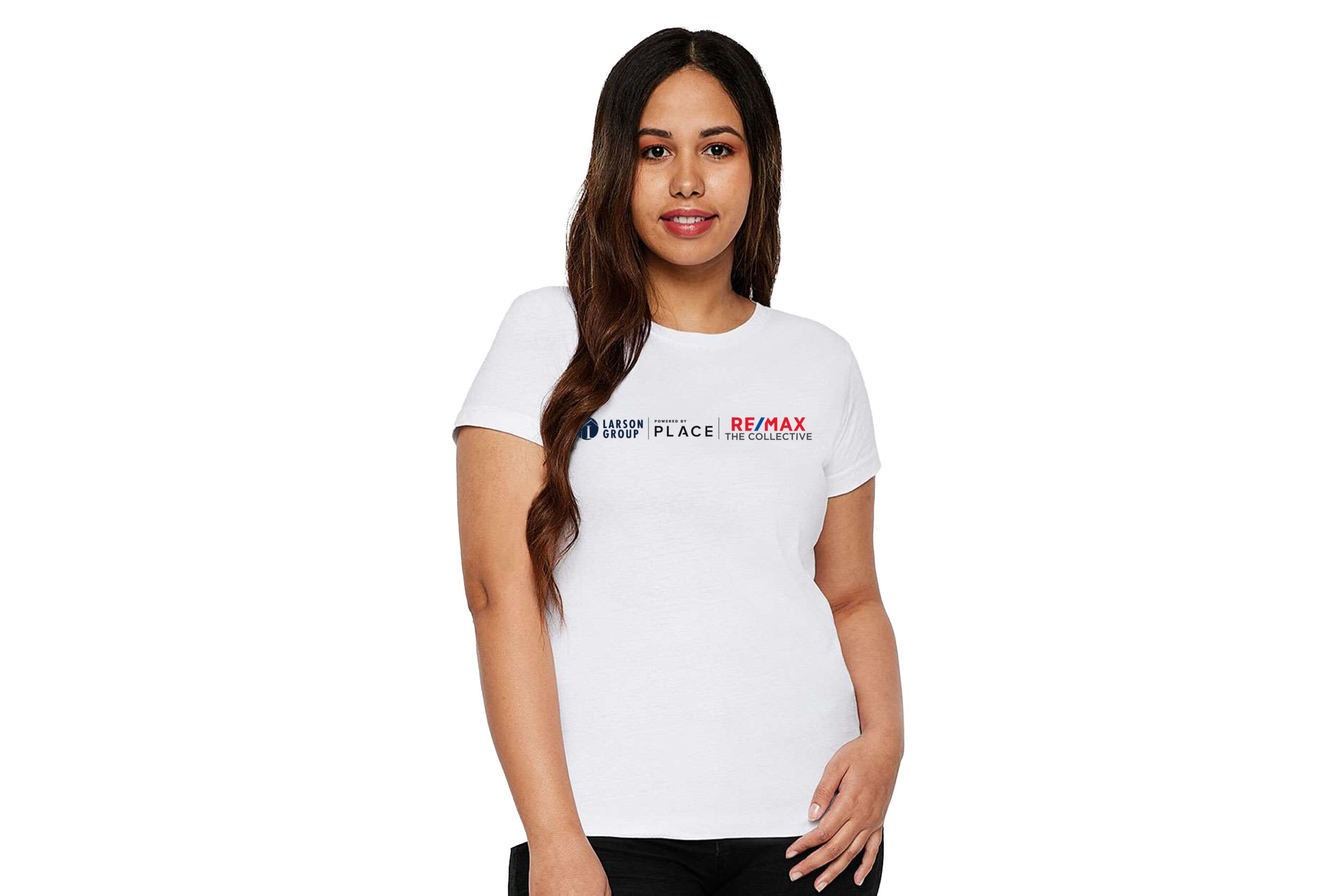 Larson Group/ReMax Collective | Women's Fine Jersey Tee - Image 15