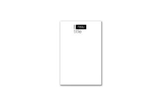 One Real Title | 5.5x8.5 Note Pad (Bulk Order)