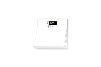 One Real Title | 3x3 Sticky Notes (Bulk Order)