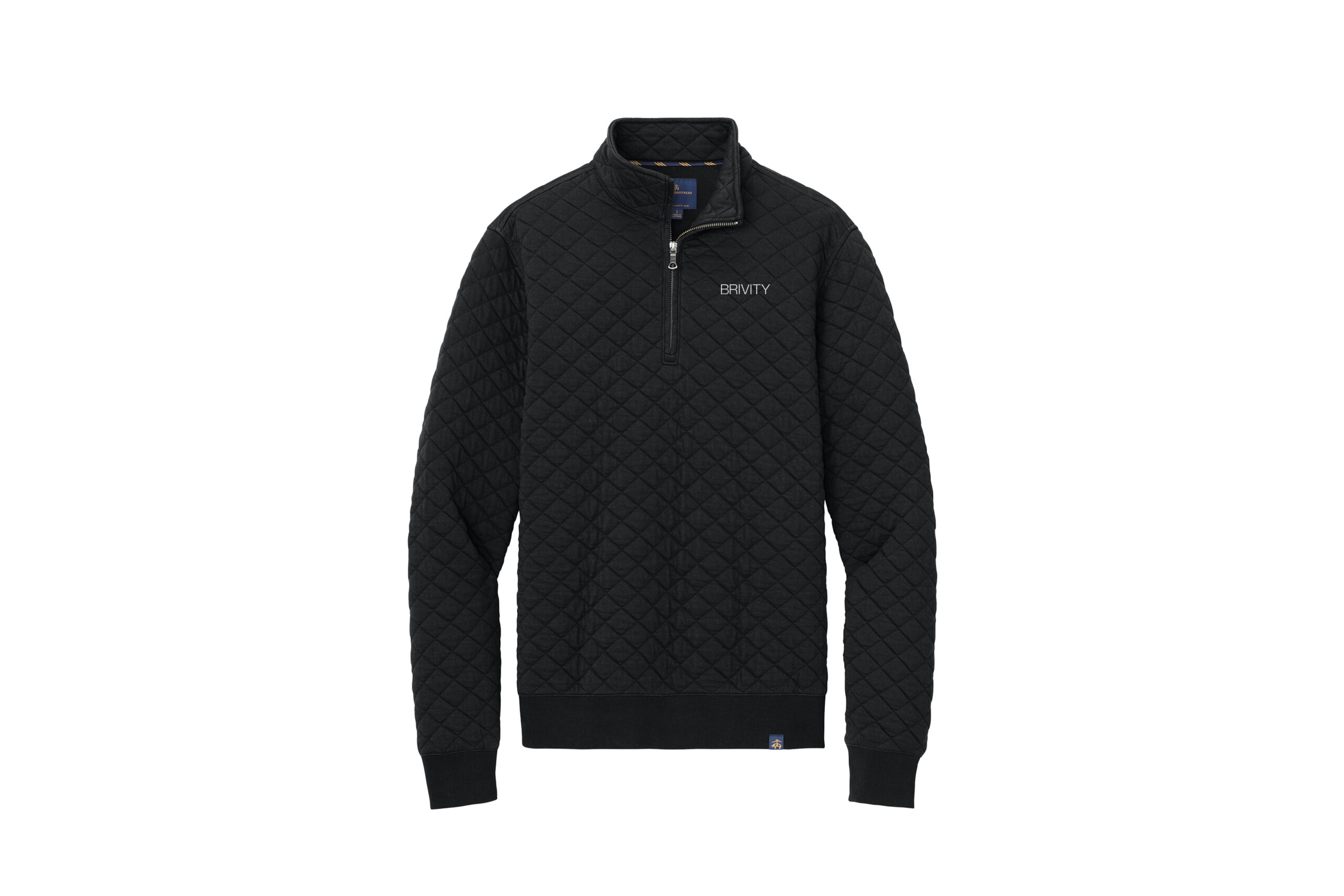 Brivity | Brooks Brothers® Diamond Quilt 1/4-Zip - Image 2